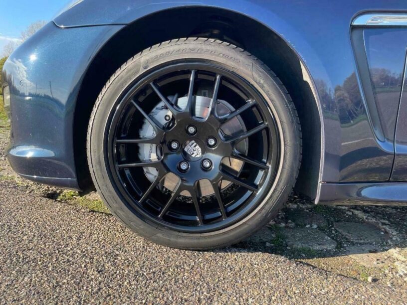 blauwe Panamera