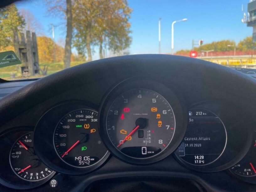 blauwe Panamera