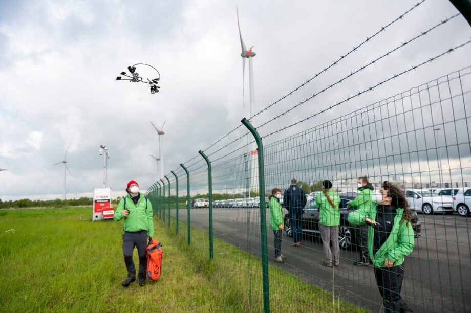 Greenpeace-activisten jatten Volkswagen sleutels