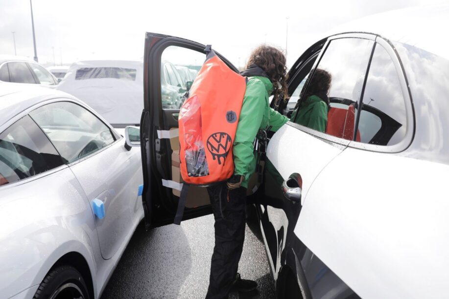 Greenpeace-activisten jatten Volkswagen sleutels