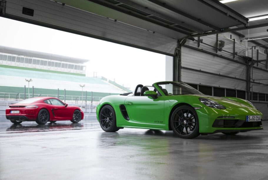 Nieuwe elektrische Porsche 718