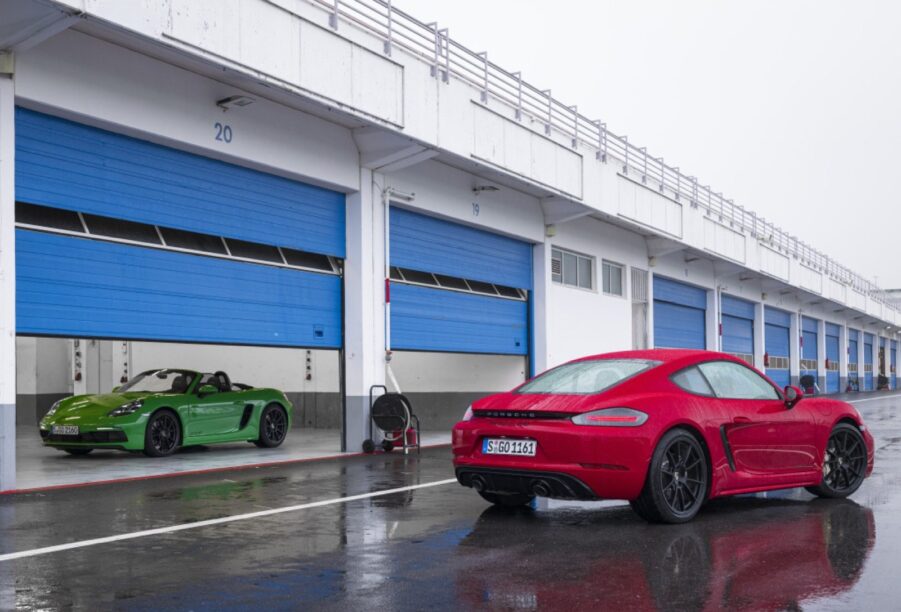 Nieuwe elektrische Porsche 718