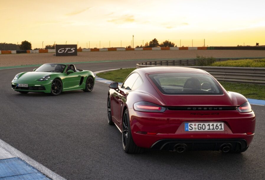 Nieuwe elektrische Porsche 718