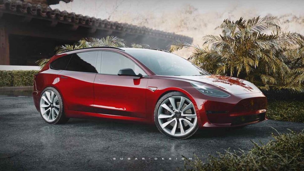 Tesla Model 3 station