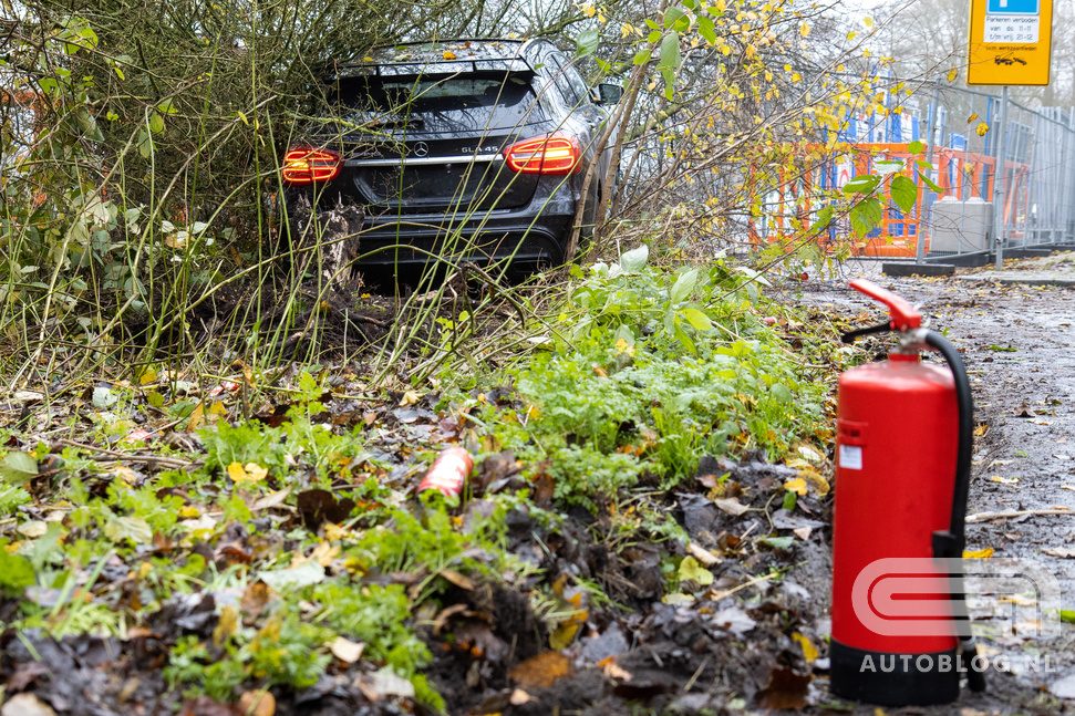 Mercedes-AMG GLA45 crash