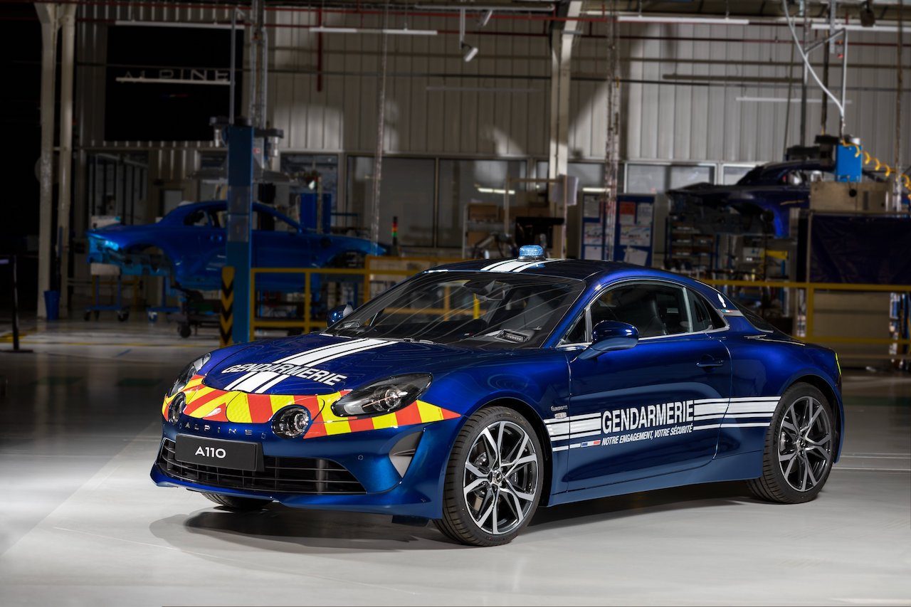 Alpine A110 politieauto