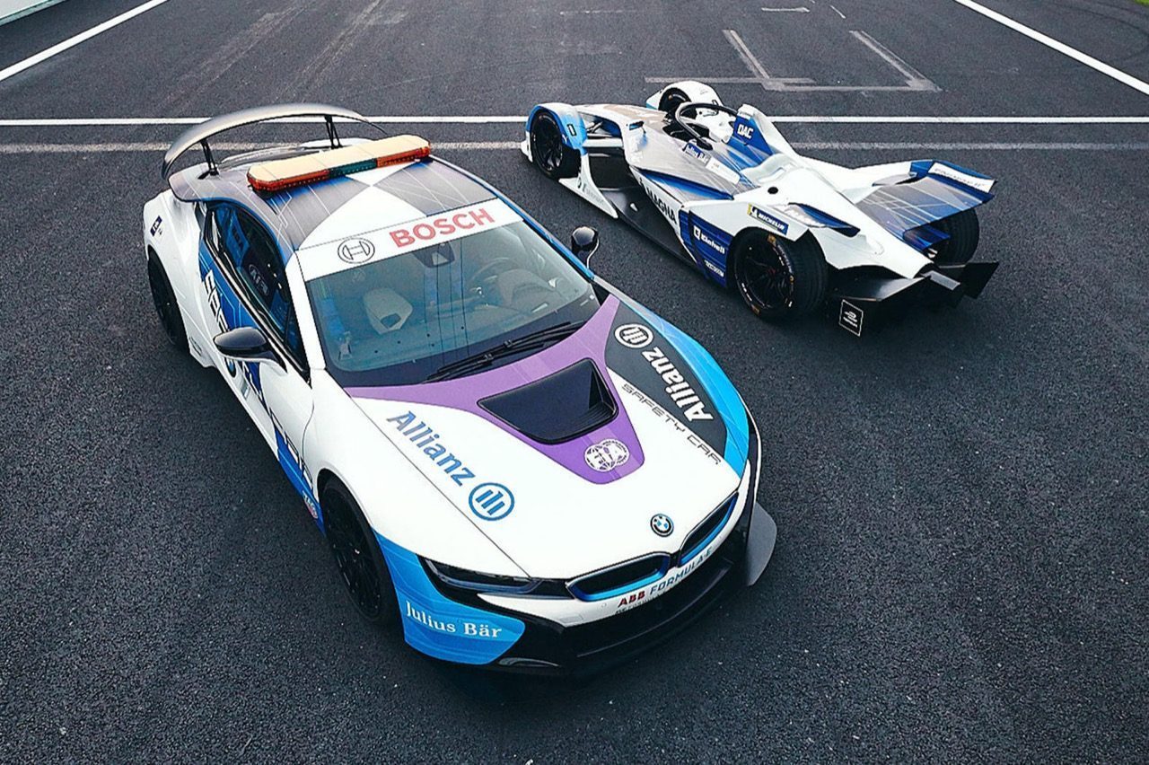 de oude BMW i8 Spyder