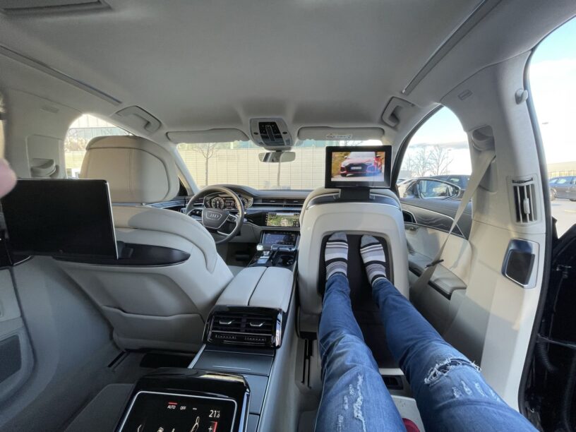 Relaxfauteuil in de Audi A8L