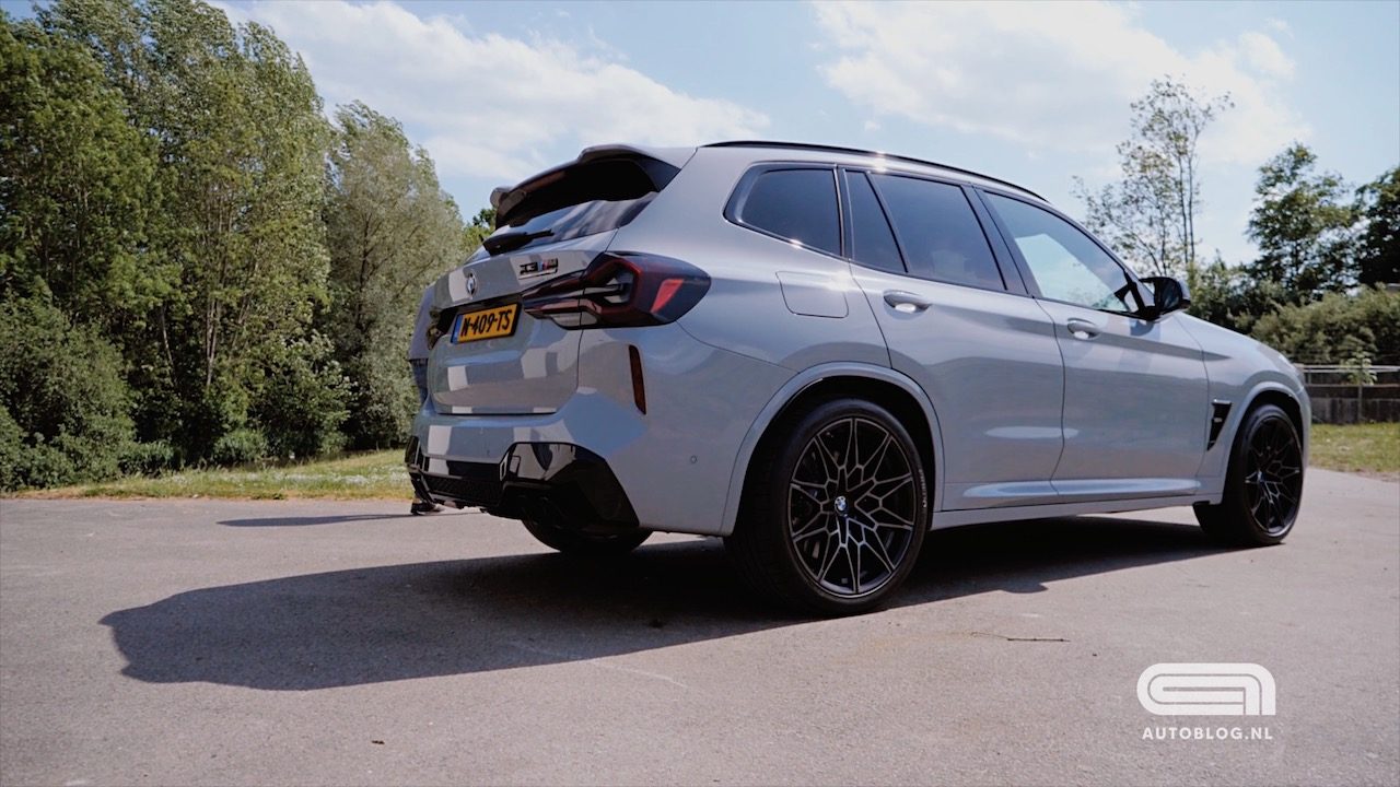 BMW X3M Competition LCI rijtest en video