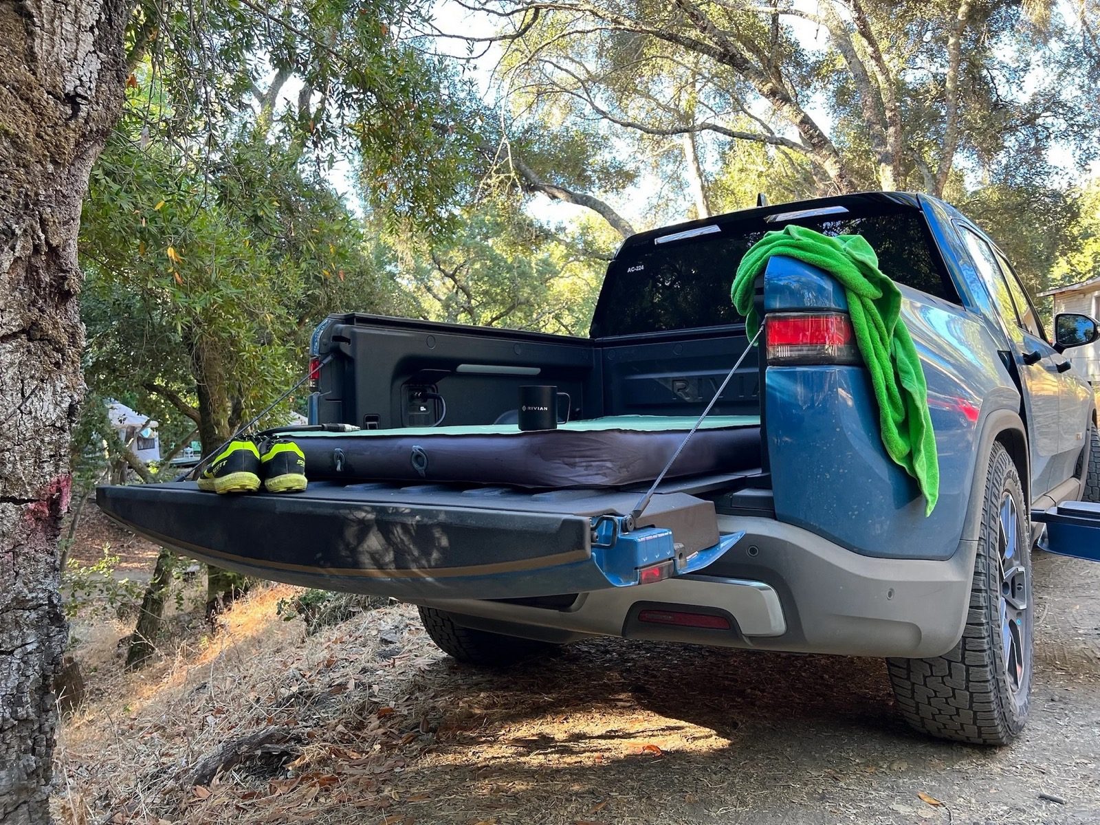 Kamperen met de Rivian