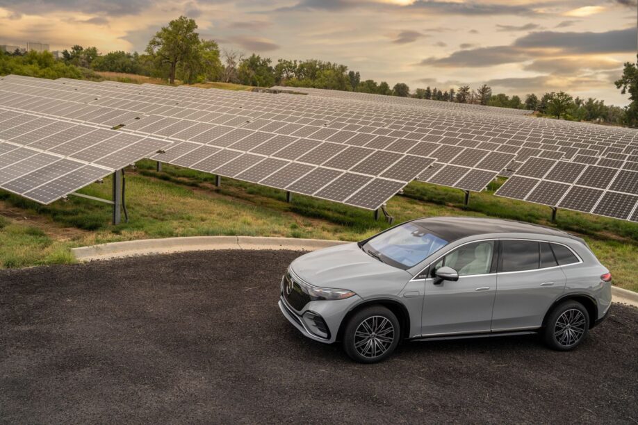 Mercedes EQS SUV zonnepanelen
