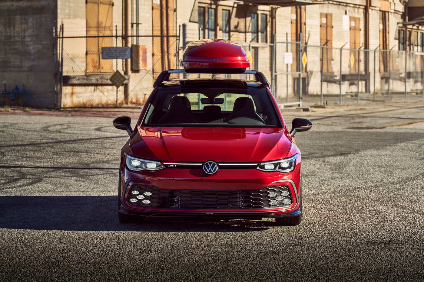 Golf GTI met dakkoffer