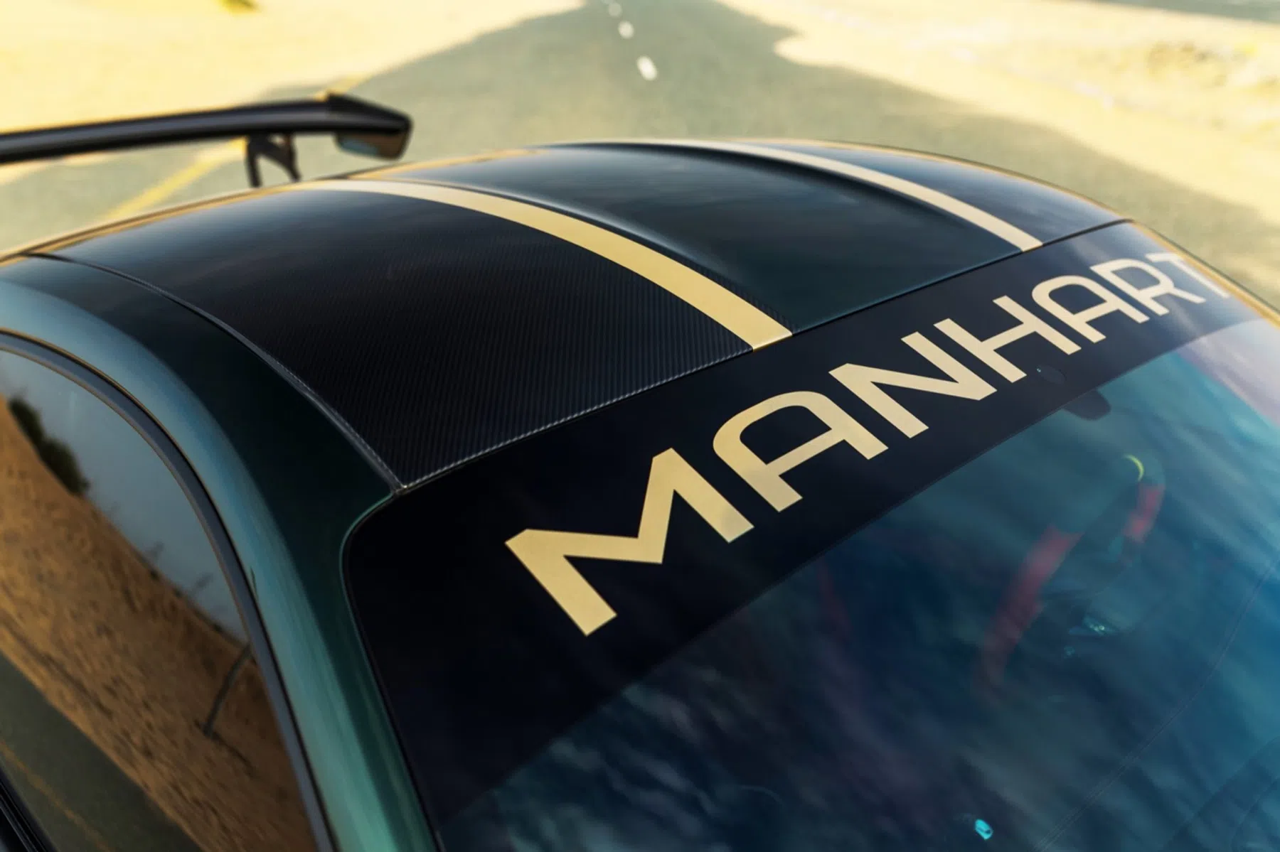 donkergroene 911 GT2 RS