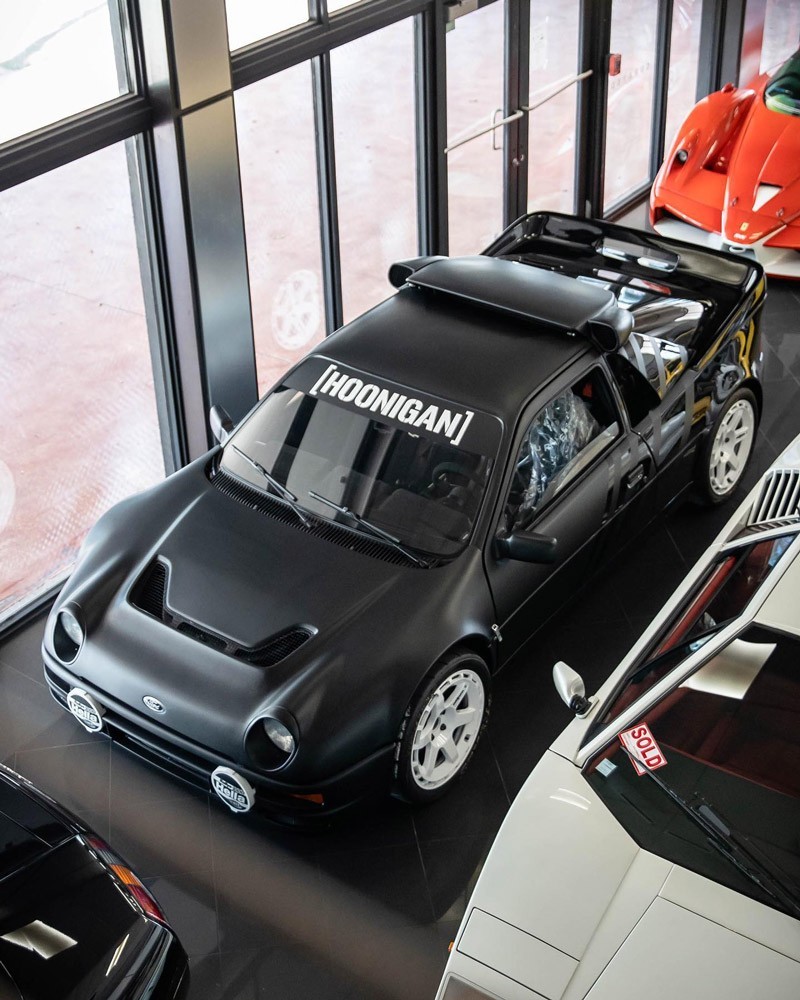 De Ford RS200 van Ken Block