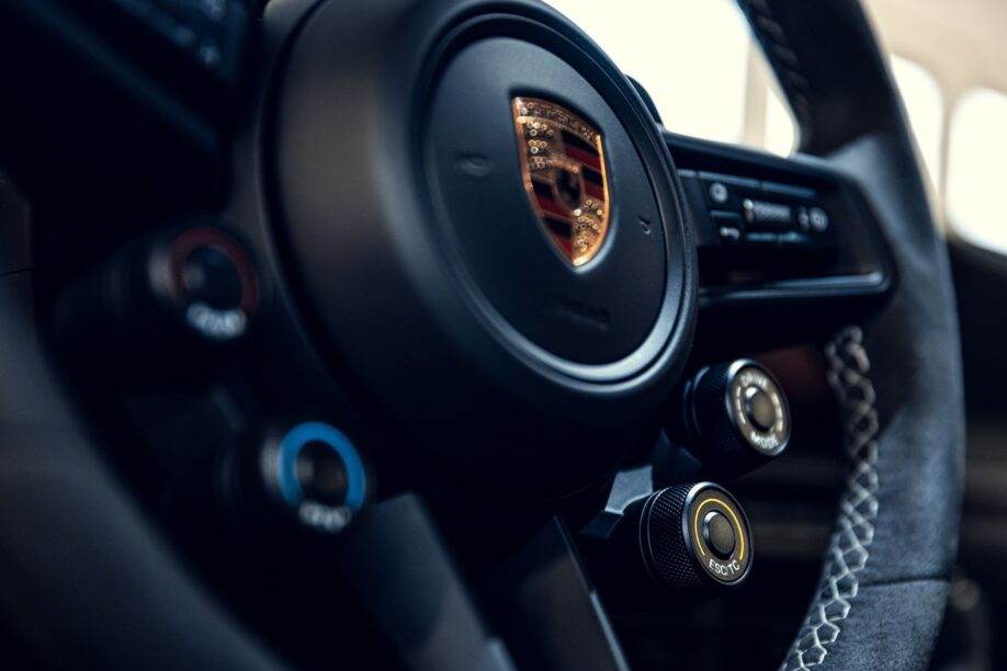 Porsche 911 GT3 RS knoppen stuur
