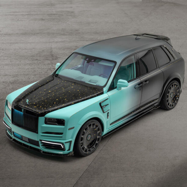 Mansory Rolls-Royce Cullinan met bladgoud