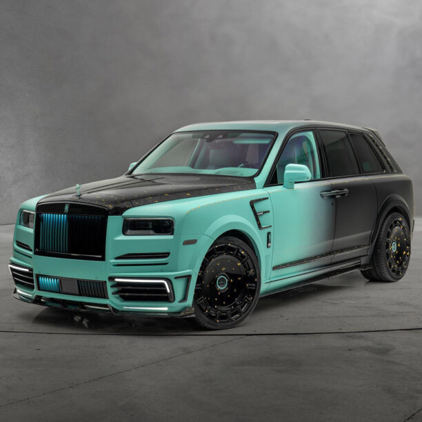 Mansory Rolls-Royce Cullinan met bladgoud