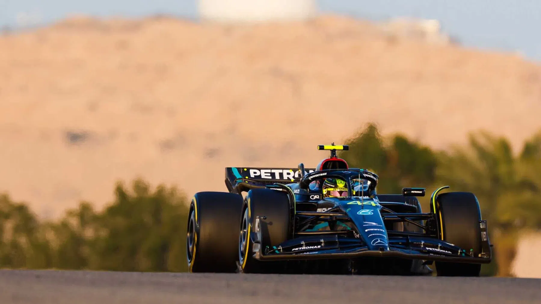 mercedes wintertest