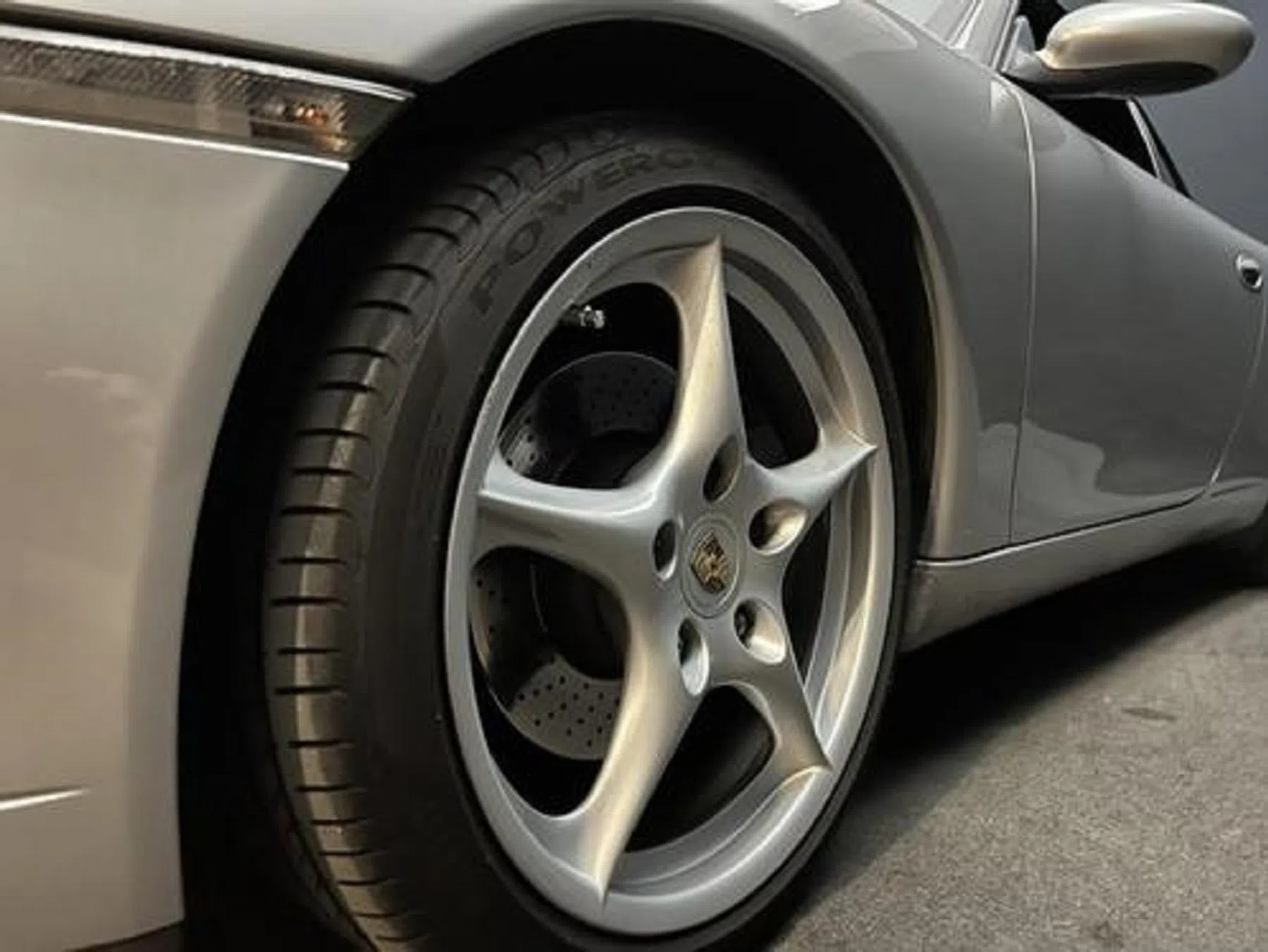 grijze 996 Cabrio 