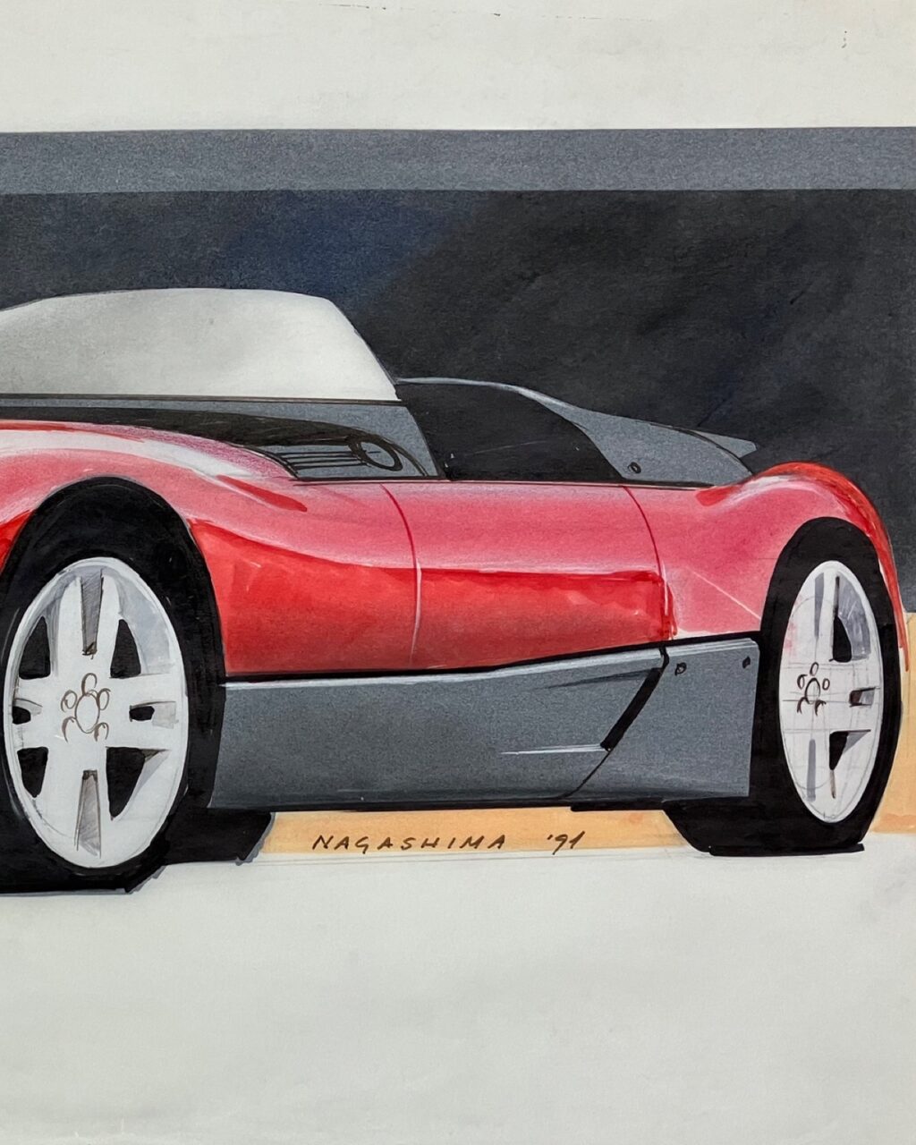 schetsen BMW Z3