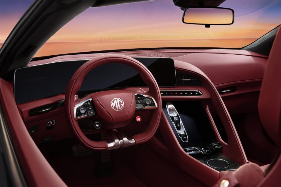 MG Cyberster interieur