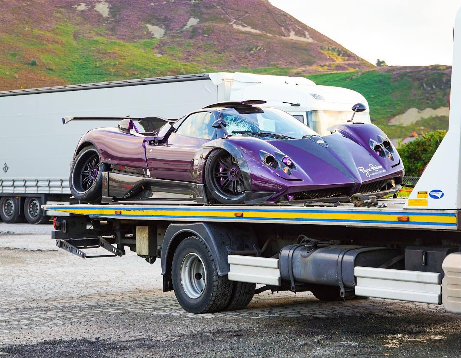 Pagani Zonda 760LH crash