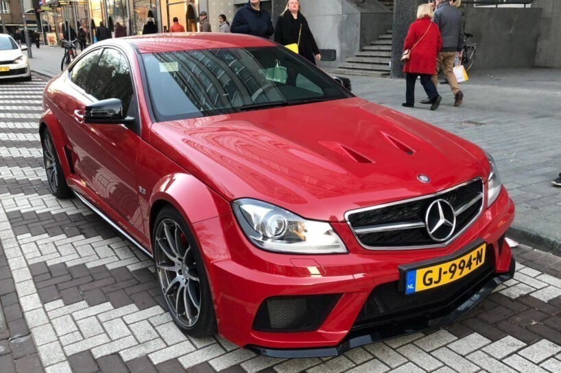 Mercedes C 63 AMG Black Series gespot