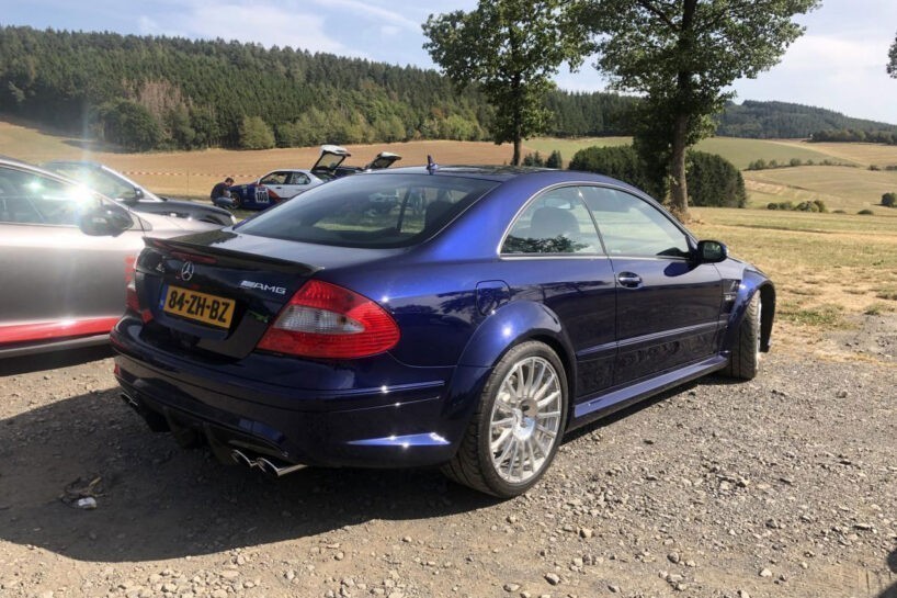 Mercedes CLK 63 AMG Black Series gespot