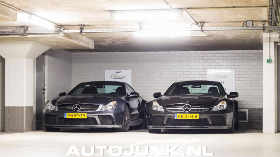 Mercedes SL 65 AMG Black Series gespot