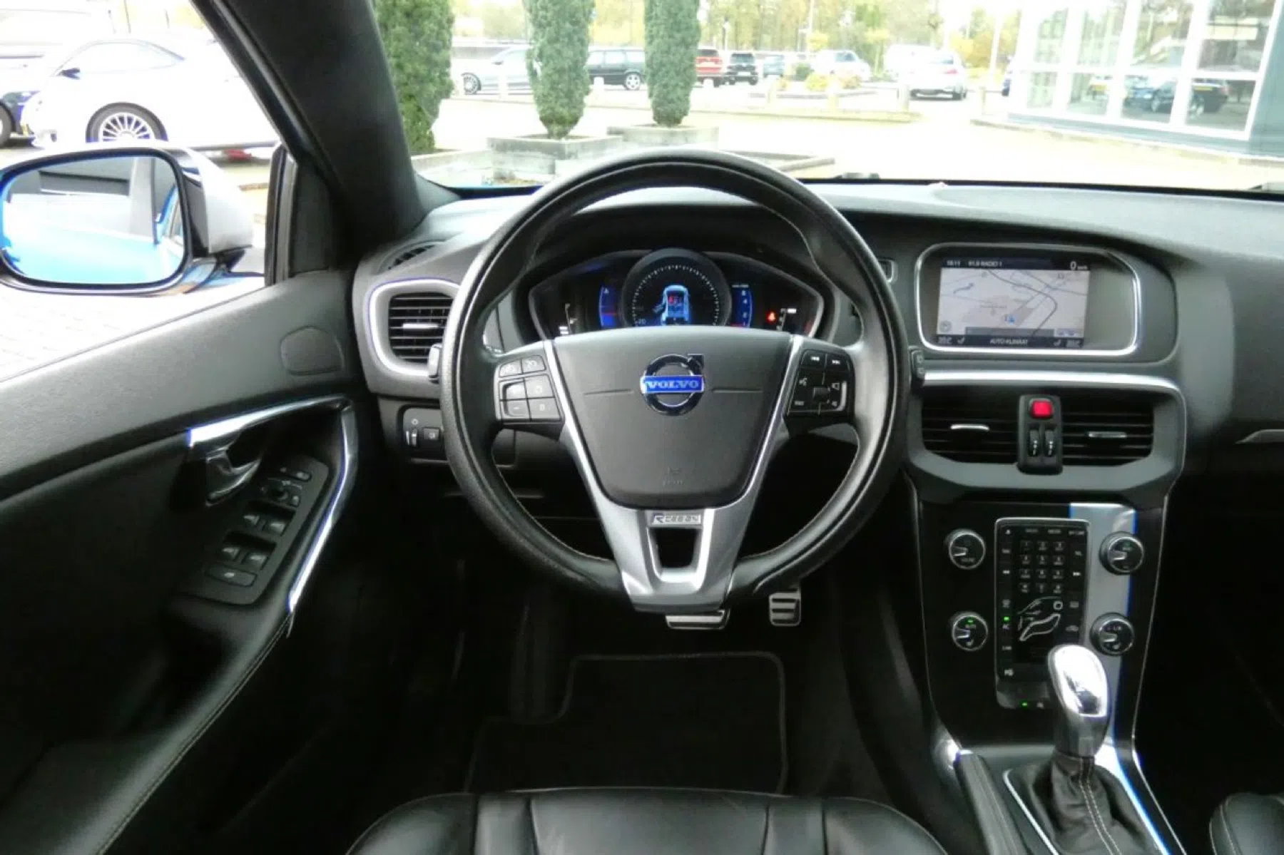 blauwe V40 vijfcilinder