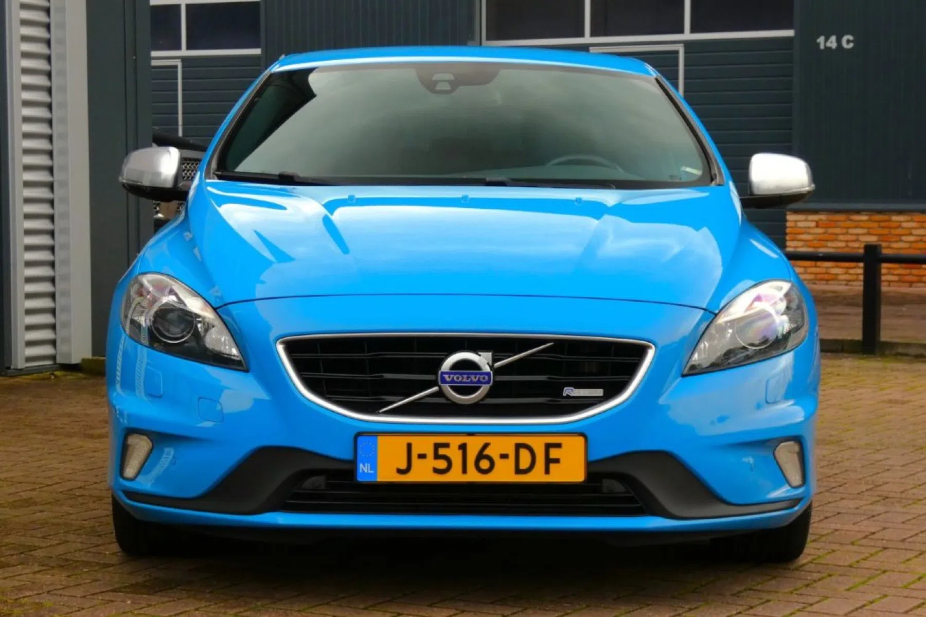 blauwe V40 vijfcilinder