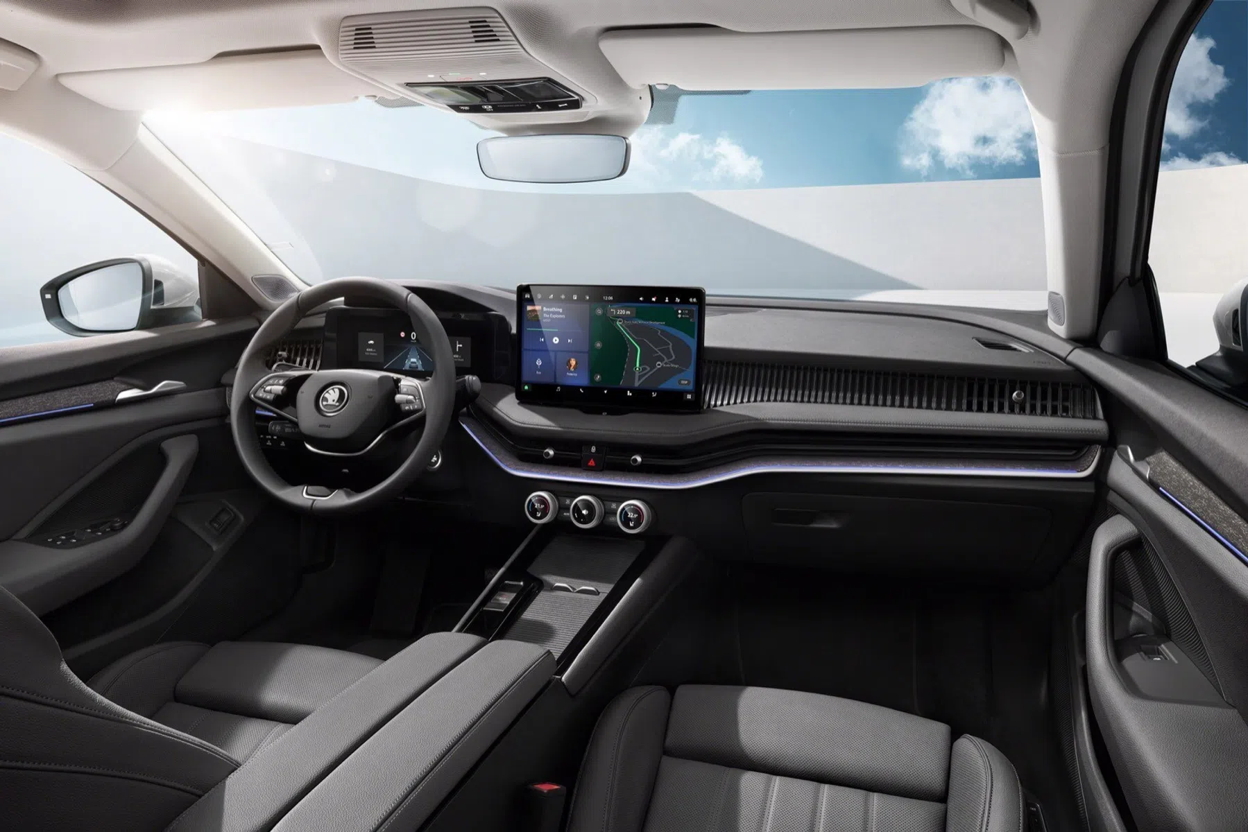 Gloednieuwe Skoda Superb 