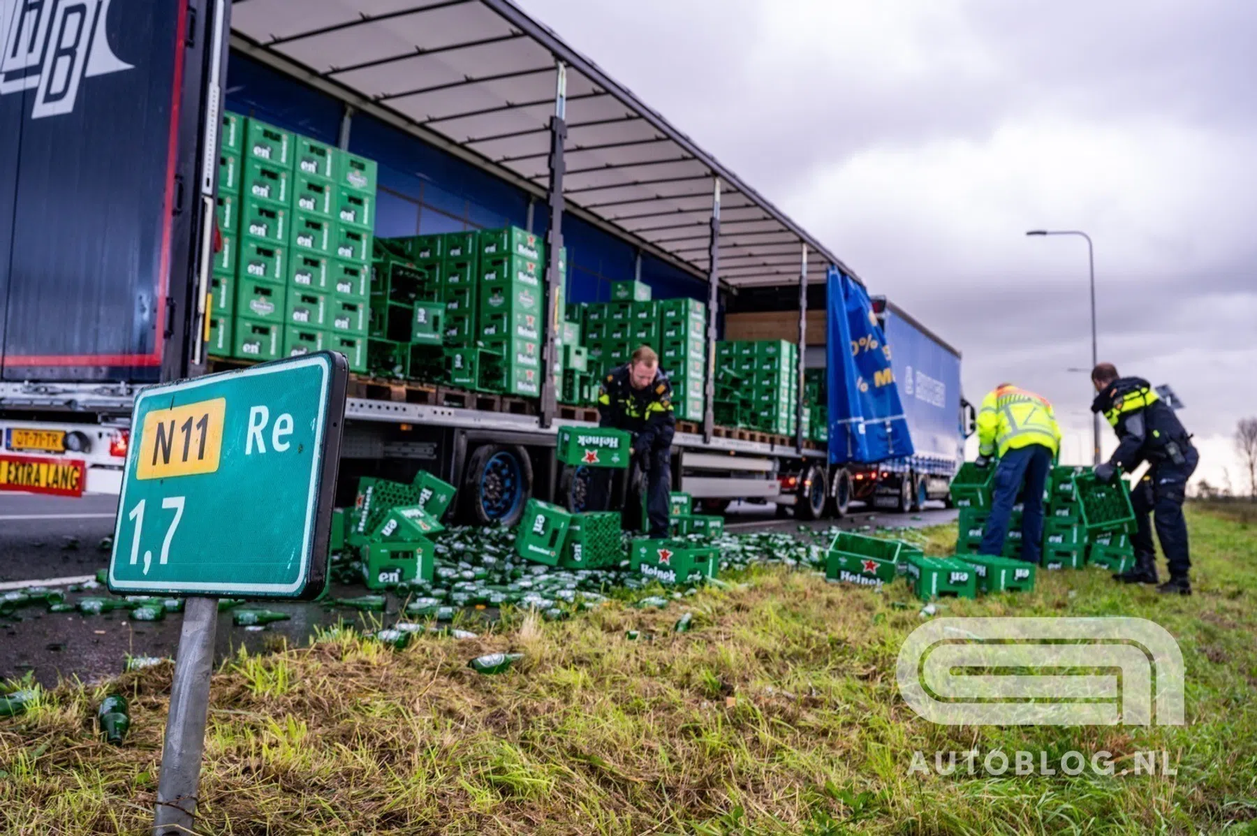 verschrikkelijk ongeval op N11