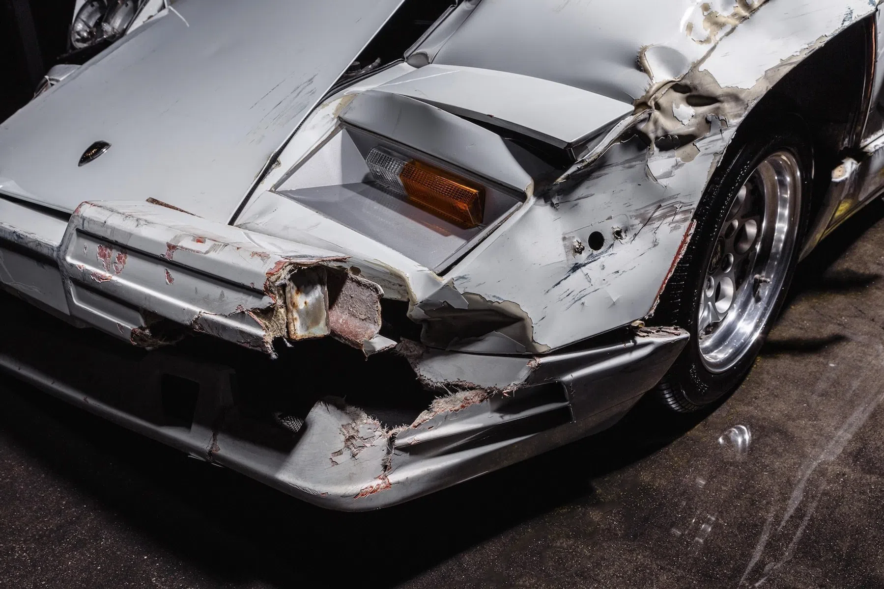 gecrashte Lamborghini Wolf of Wallstreet