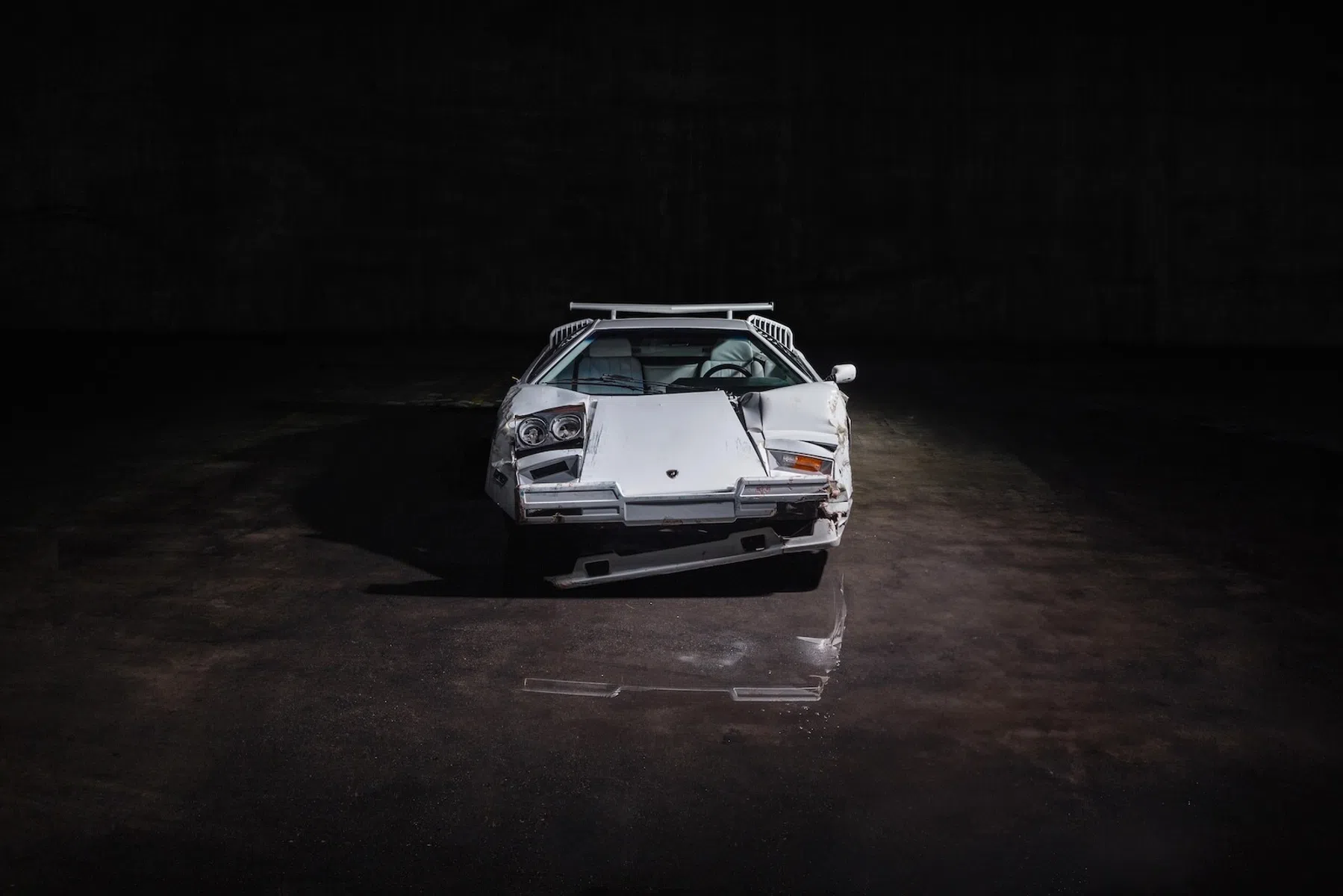 gecrashte Lamborghini Wolf of Wallstreet