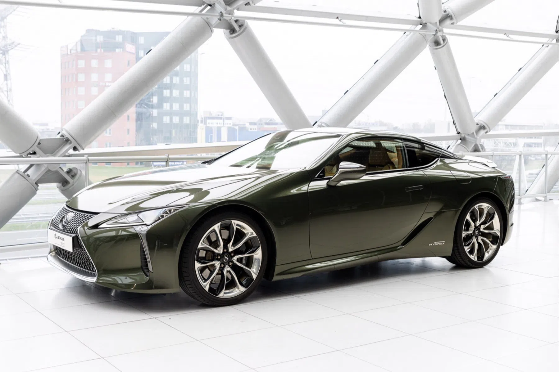 schitterende groene coupé