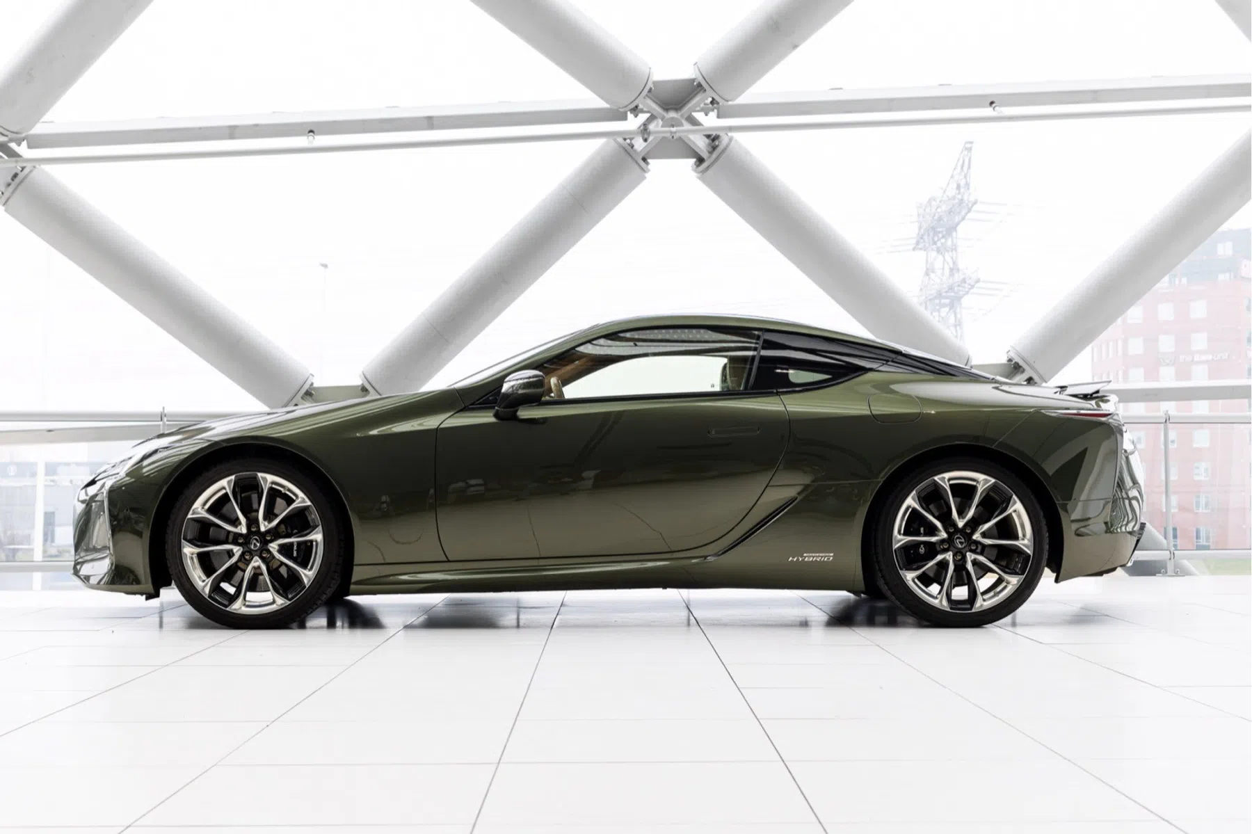 schitterende groene coupé