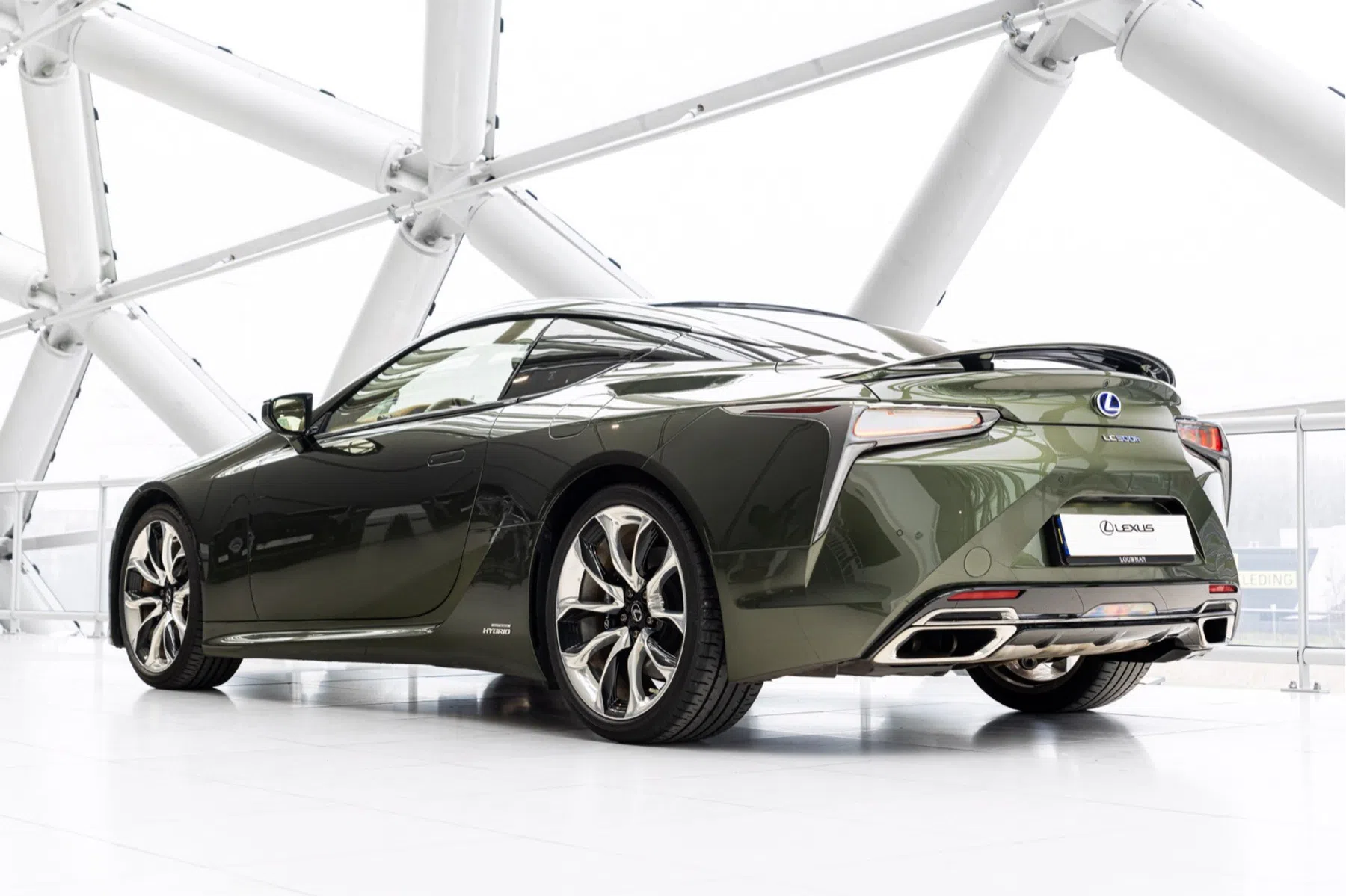 schitterende groene coupé