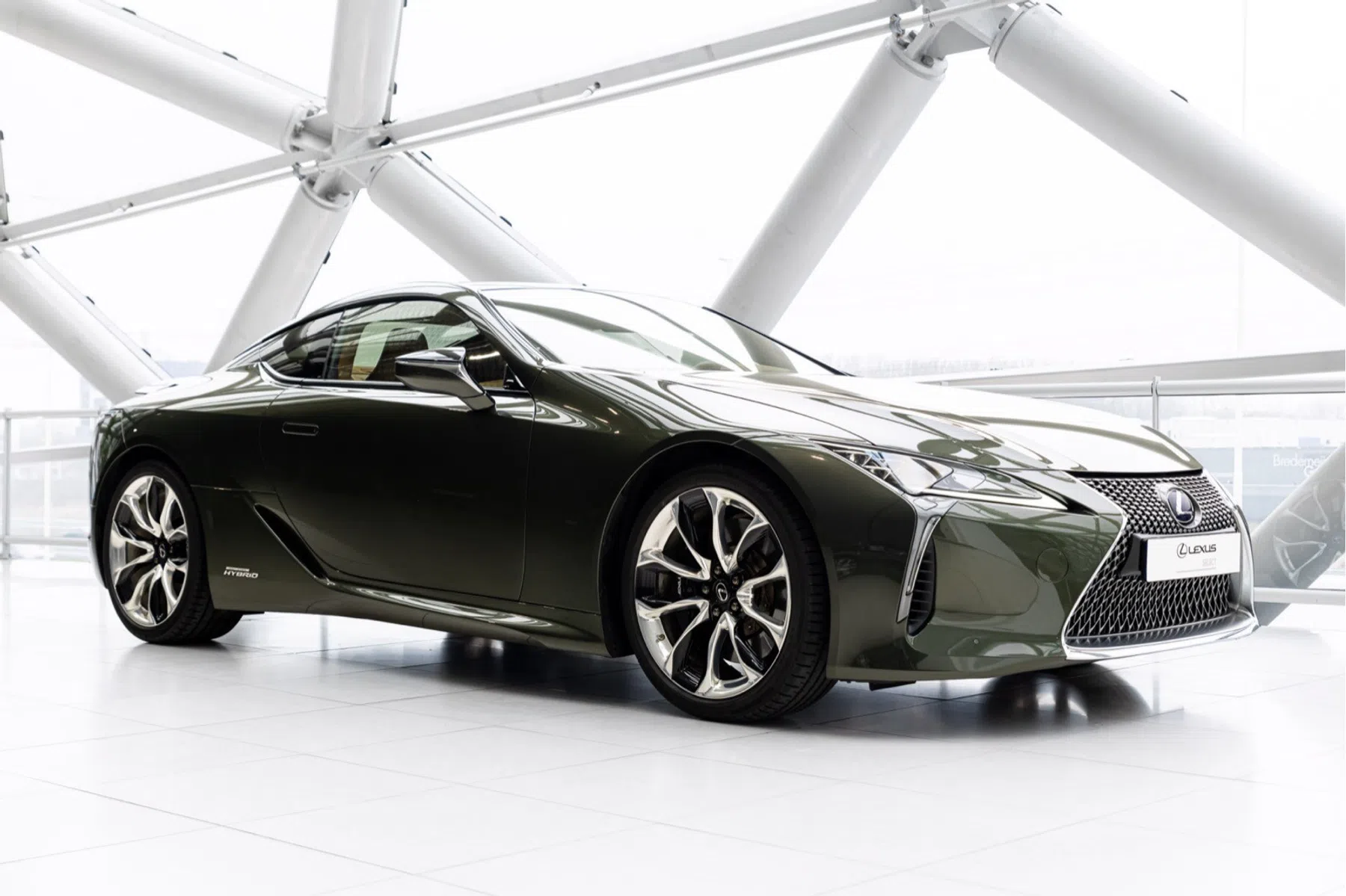 schitterende groene coupé