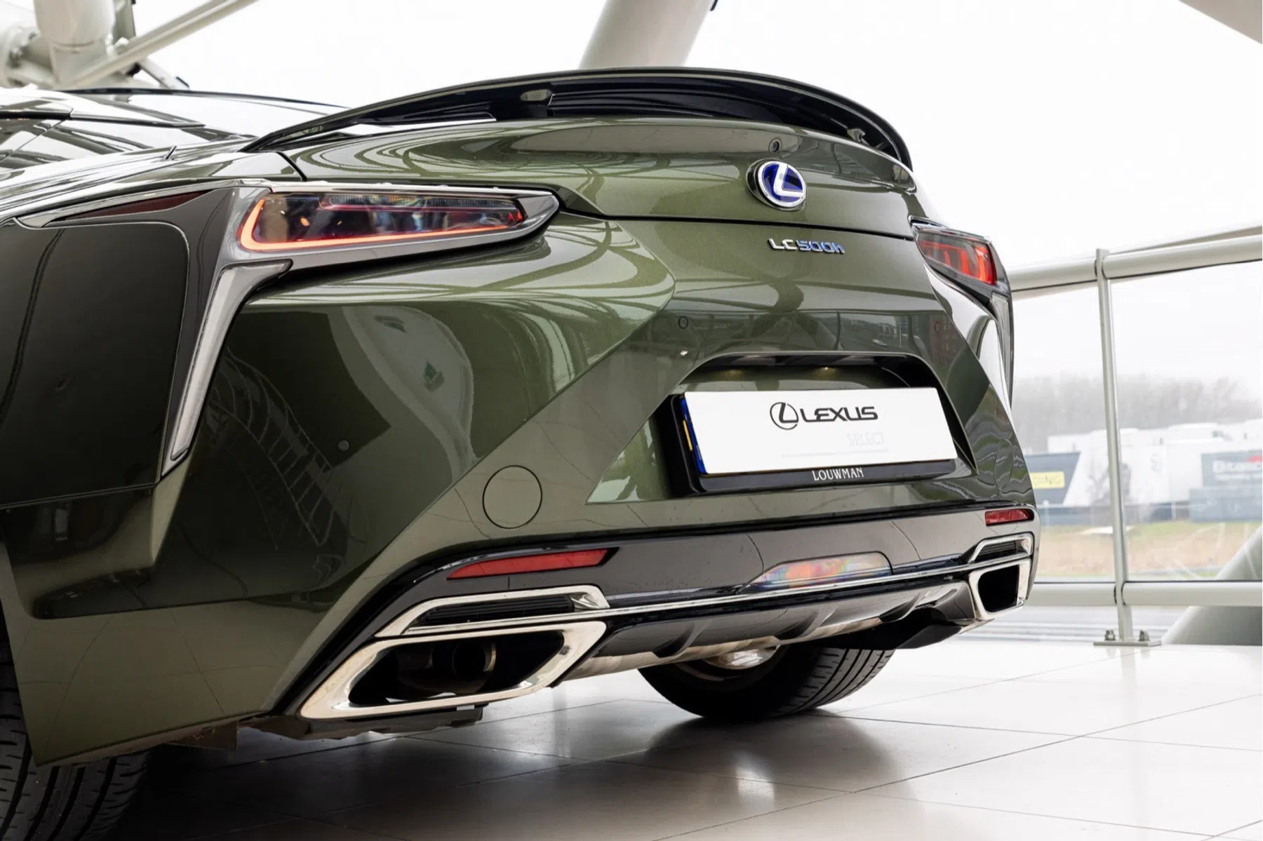 schitterende groene coupé