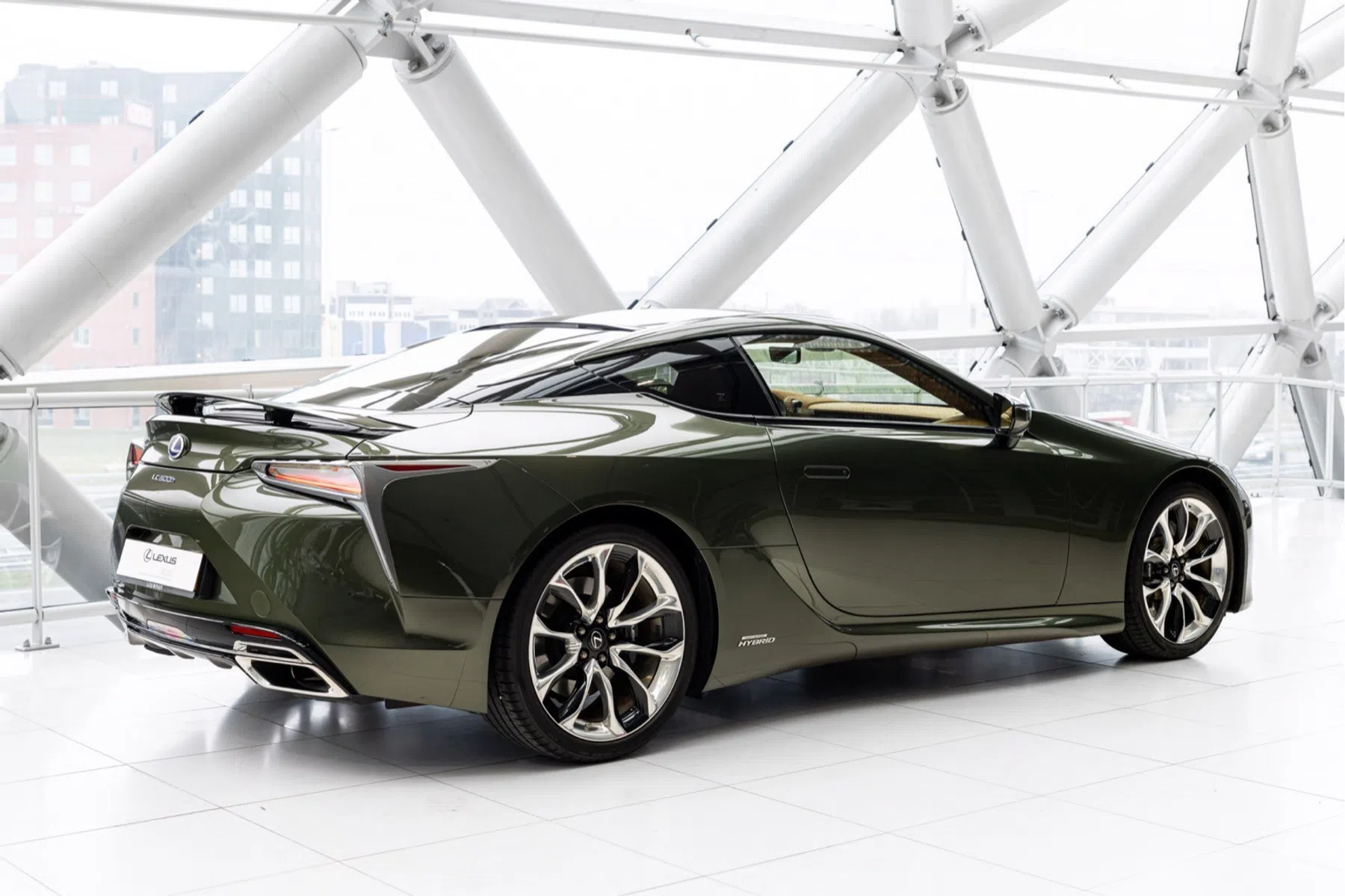 schitterende groene coupé