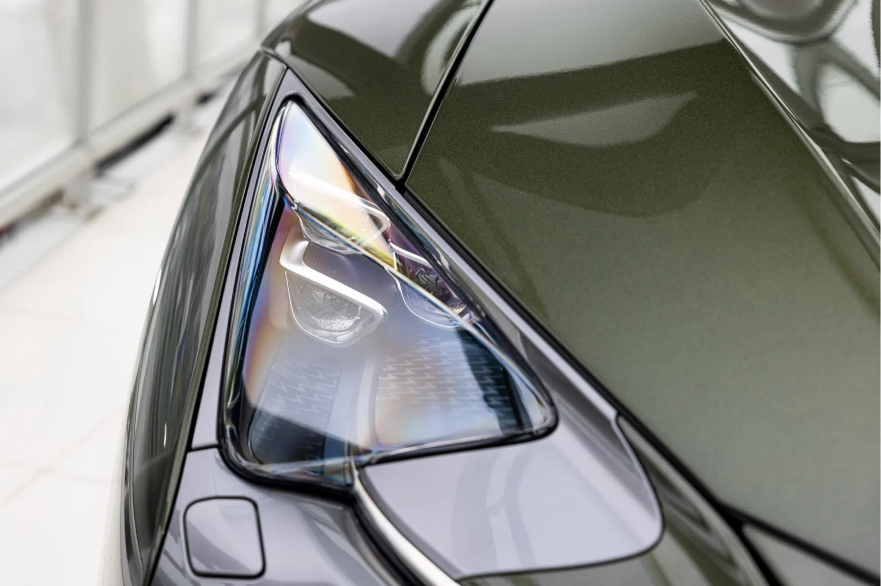 schitterende groene coupé