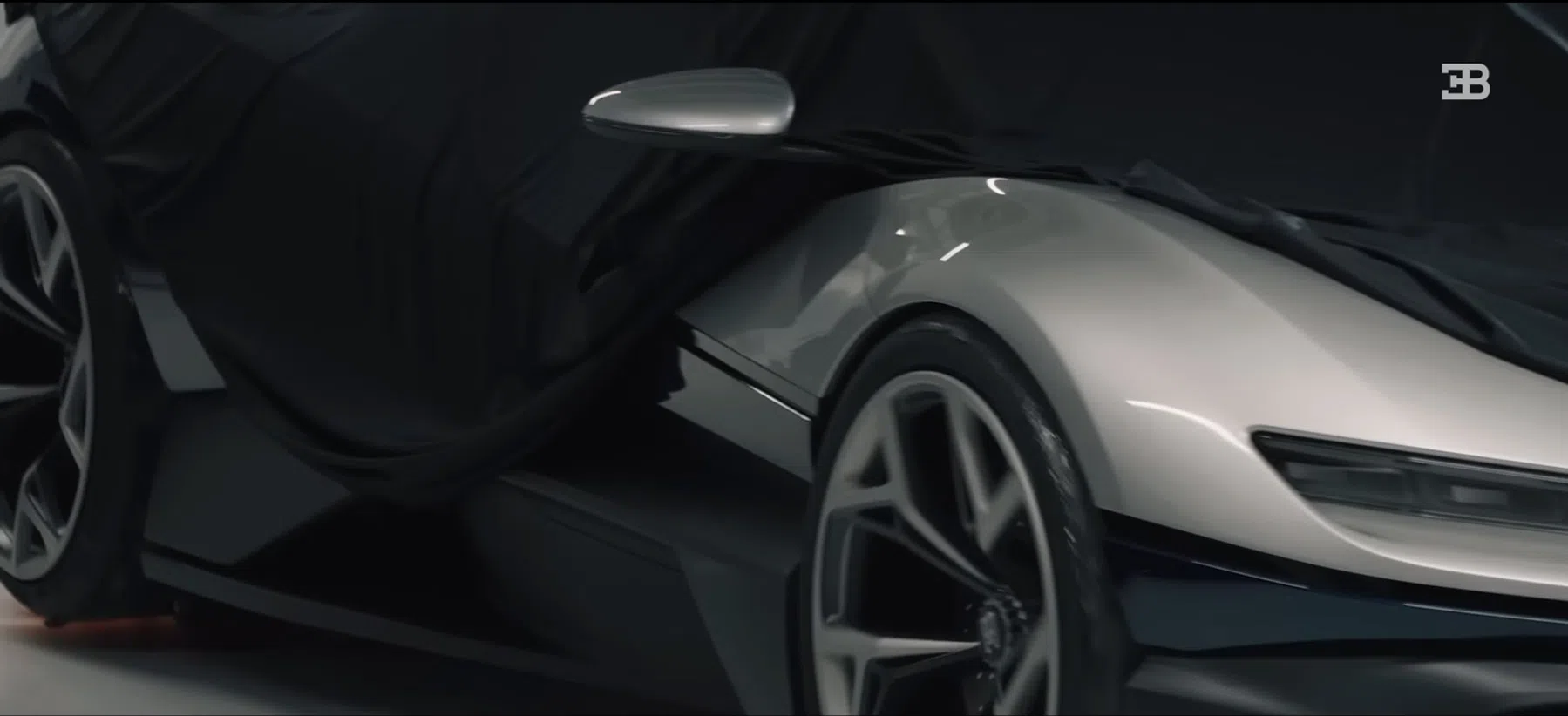 Naar welke mysterieuze Bugatti kijken we hier?