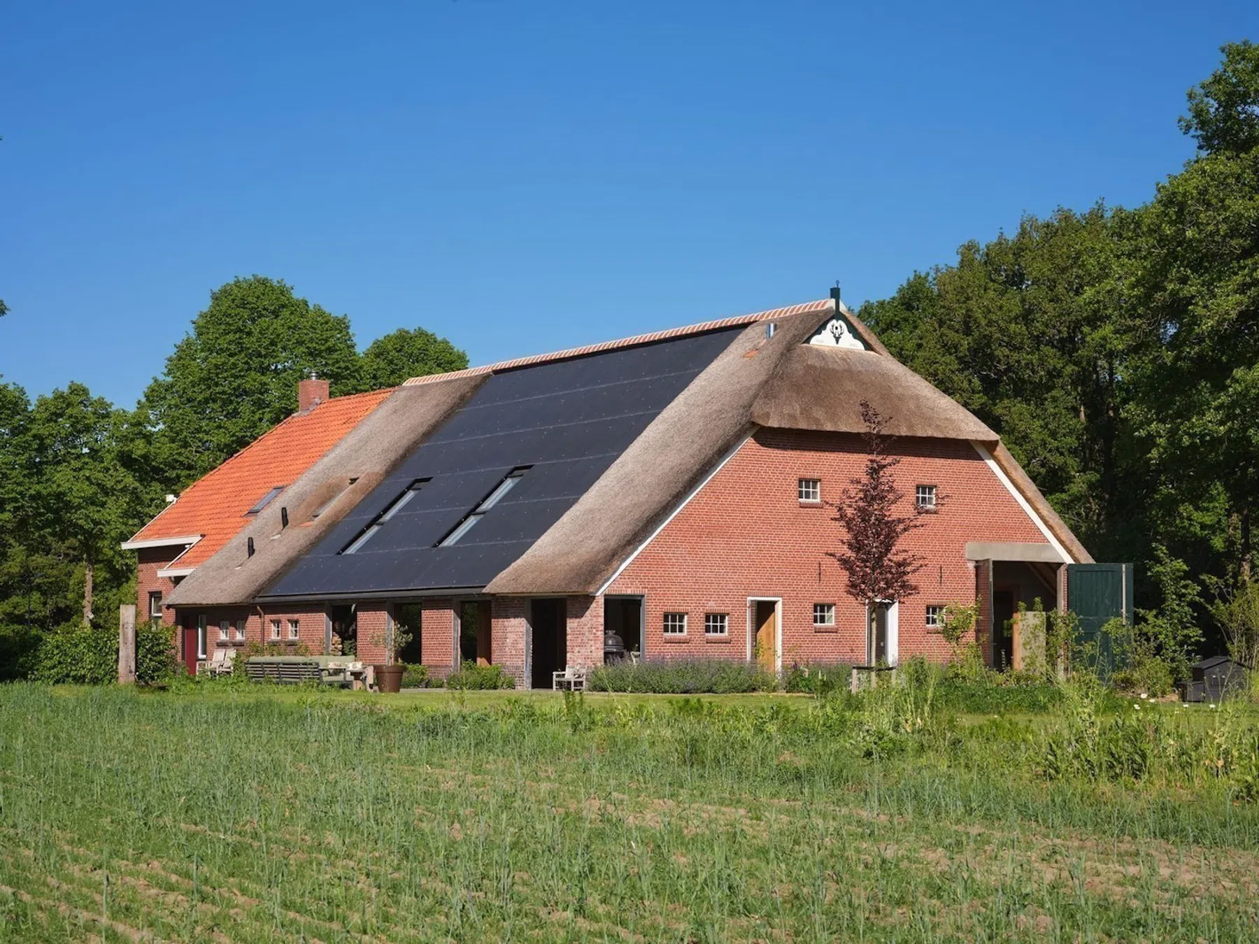 In deze woonboerderij is het wel heel lekker wakker worden