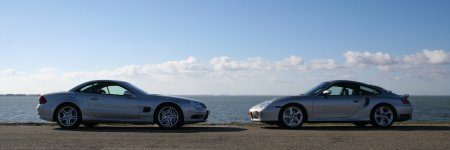 911 Turbo vs SL55 AMG
