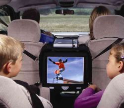 TV in de auto van KPN