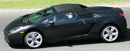 Lamborghini Gallardo roadster spyshot