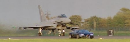 Bugatti Veyron vs Eurofighter Typhoon