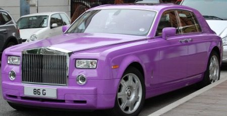 Rolls-Royce Phantom Lila