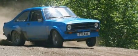 Ford Escort geeft een pootje